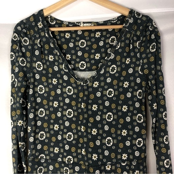 Free People Intimately Home Alone Longjohn One Piece Long Sleeve Pajamas S - Picture 4 of 7
